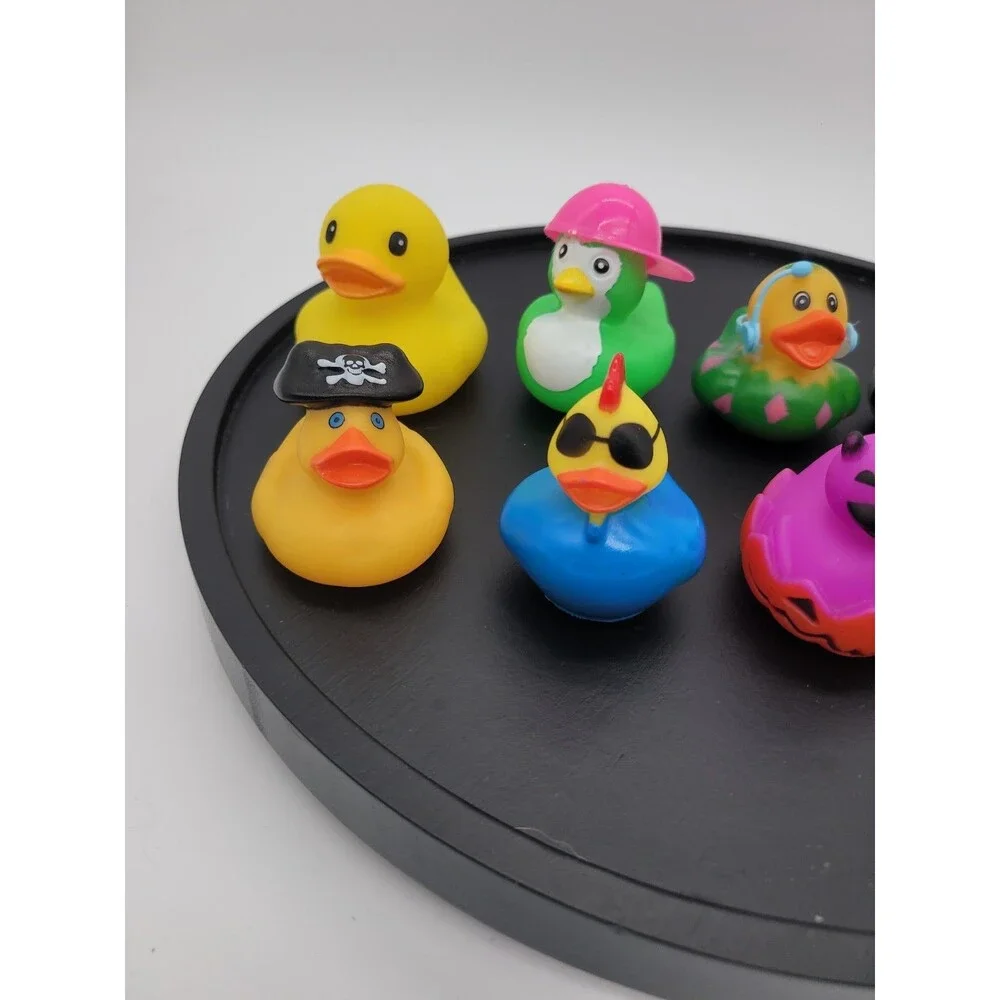 9 lot of Rubber Duckies, Vampire Duck Skull crossbones Cupcake  Duck 2